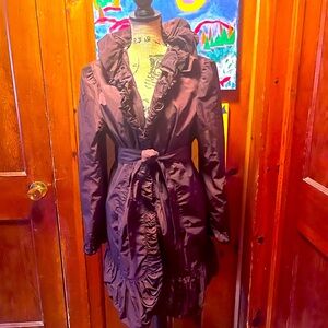 UBU Dark Ruby Trench Coat